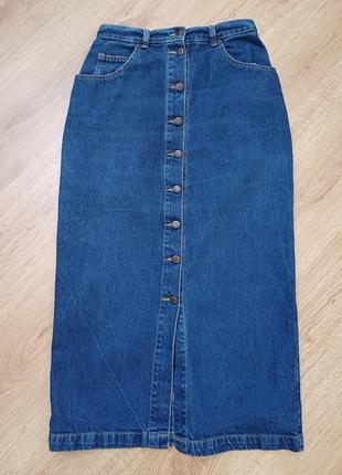 Юбка джинсовая винтажная на размер 40х38