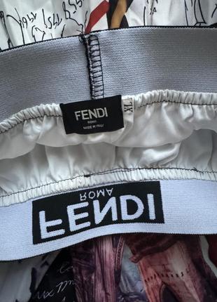 Юбка плиссе миди fendi4 фото