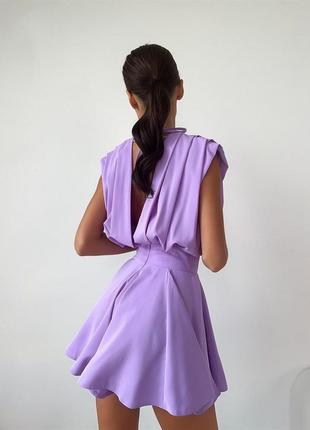 Лавандова сукня2 фото