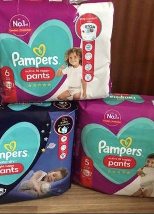 Нові підгузки трусики pampers premium protection 5 61 фото