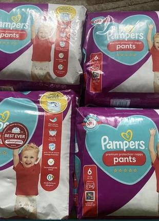 Нові підгузки трусики pampers premium protection 5 63 фото