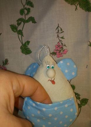 Мишка левко текстильна іграшка мишка для зубчики міша ялинкова іграшка3 фото
