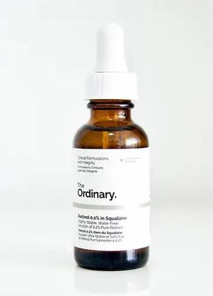 The ordinary - retinol 0,2% in squalane - сыворотка с ретинолом 0.2 % в сквалане - 30 мл2 фото