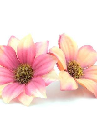20 шт. шикарні штучні квіти гербера, весільні прикраси.5 фото