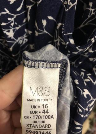 Трикотажное платье вискоза marks&spencer!6 фото