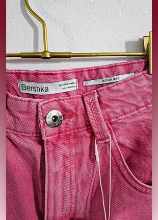 Шорты джинсовые с высокой посадкой bershka denim jeans2 фото