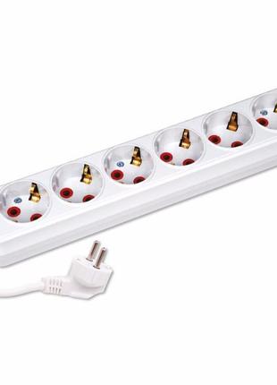 Удлинитель 6 гнезда 3 м с заземлением