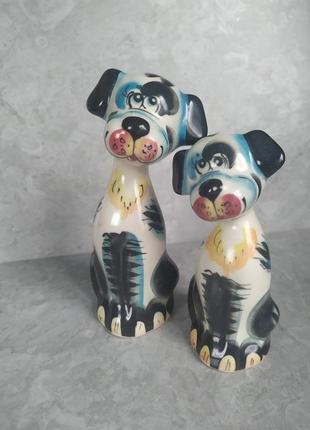 Пара собак фігурка керамічна
