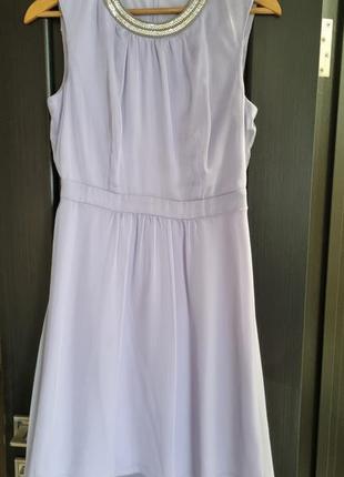 Коктейльна сукня orsay світло бузкового кольору4 фото