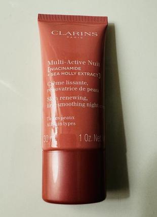 Нічний крем для обличчя  clarins multi-active nuit cream 30 мл