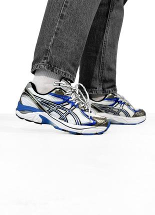 👟 кроссовки asics XI-2160 white/silver/blue/наложка bs👟5 фото