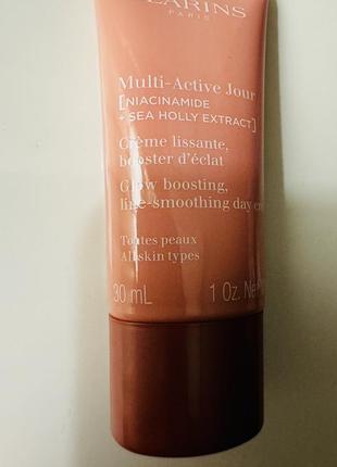 Дневной крем для лица clariнс multi-active day cream 30 мл4 фото