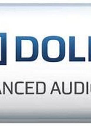 Наклейка dolby advanced audio v2, blue