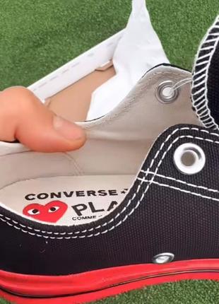 Оригінал converse comme des garcons play x chuck 70 low4 фото