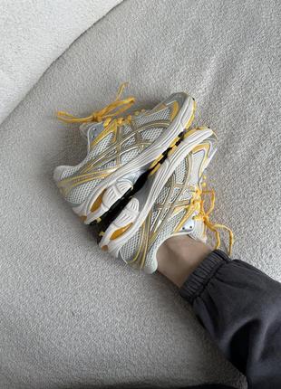 👟 кроссовки asics 1972-2160 silver/yellow/ наложка bs👟8 фото