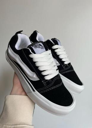 Кроссовки vans knu skool potato зеленые женские1 фото