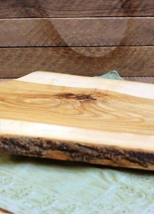 Wooden board for serving foods "home ash", wood, ash (cb-24)