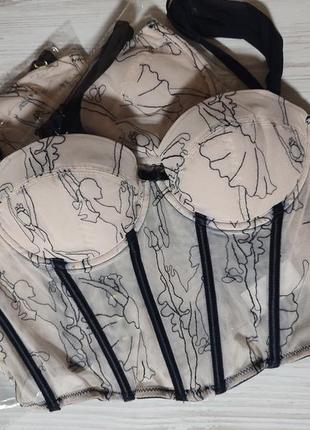 Стильный корсет-топ бюстье из нежной сетки тренд сезона 🫶🥰🔥