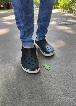 Крокс крокбенд клог чорні  унісекс crocs crocband off court clog black чоловічі жіночі крокси