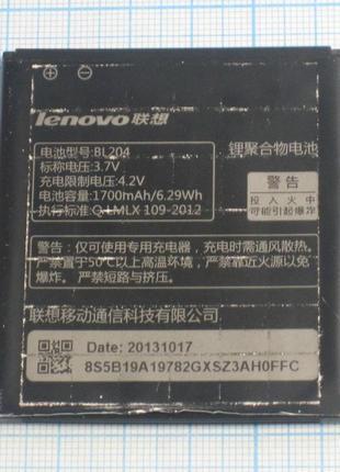 Акумулятор bl204 для lenovo a630t,original, б/в