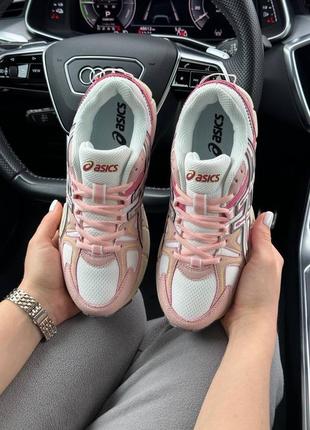 Женские кроссовки в стиле asics gel-kahana 8 ассикс / весенние, летние, осенние / обувь / кожа, текстиль / серые, бежевые, розовые, белые, черные4 фото