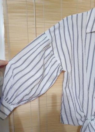 Хлопковая рубашка жатка