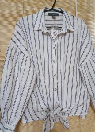 Хлопковая рубашка жатка