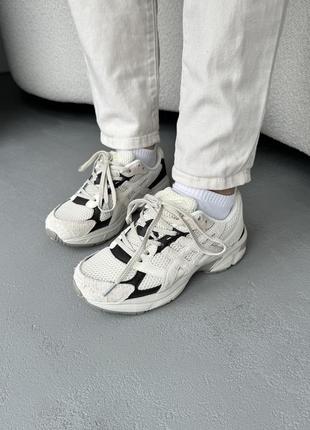 👟 кроссовки asics gel-1130 white/black/ наложка bs👟3 фото