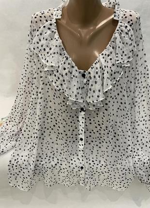 Шикарная воздушная блуза1 фото