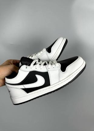 Чоловічі кросівки найк аір джордан чорно-білі / nike air jordan black white7 фото