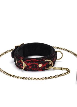 Ошейник с поводком liebe seele victorian garden collar with leash