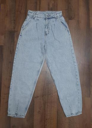 Трендові джинси слоучі зі зборочками8 фото