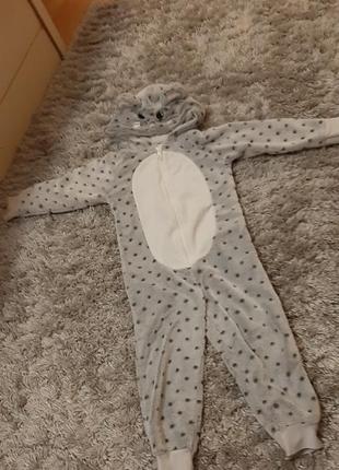 Теплий чоловічок з капішоном зайка 2-3 роки