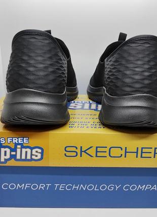 Дышащие стрейч кроссовки слипоны skechers оригинал3 фото