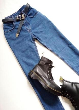 Джинси з високою посадкою на талії. skinny fit & denim4 фото