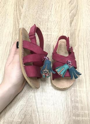 Zara baby 23 р кожа босоножки босоніжки шлепки шлепанцы