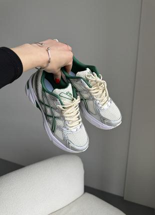 👟 кроссовки asics gel-1130 silver/green/наложка bs👟2 фото