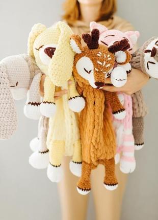 Пижамница олень (хранитель пижам), игрушка для сна10 фото