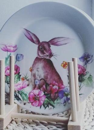 Тарелка «bunny»
21см
 💛💙1 фото