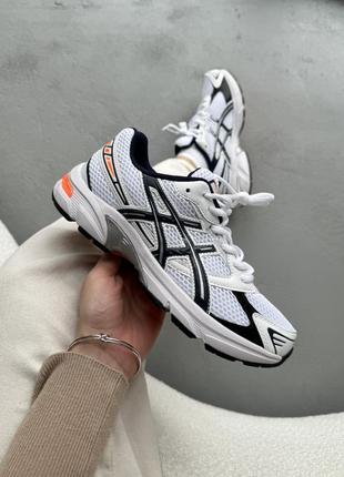 👟 кроссовки asics gel-1130 white/black/orange/ наложка bs👟4 фото