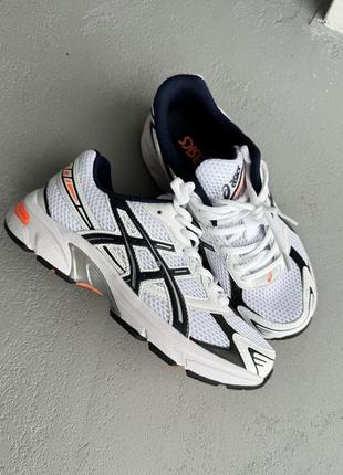 👟 кросівки  asics gel-1130 white/black/orange       / наложка bs👟3 фото