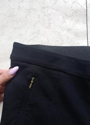Стильные черные утягивающие леггинсы штаны скинни с высокой талией h&m, 14 pазмер.6 фото