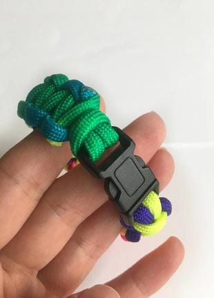 Плетений браслет із джгута, браслет із шнура2 фото
