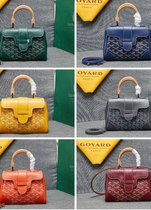 Сумка goyard бордова зелена коричнева3 фото