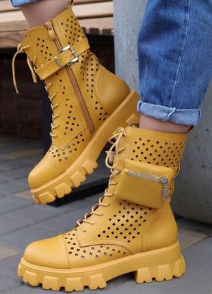 Сапоги ботиночки ботиночки ботинки кеды в стиле prada4 фото
