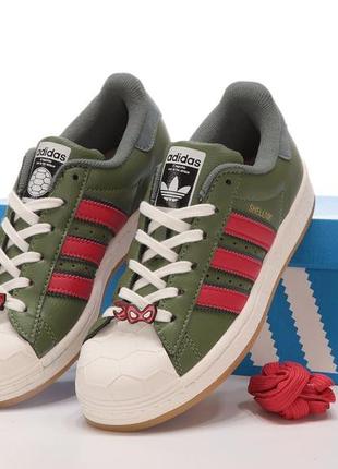 Tmnt x adidas superstar “shelltoe”1 фото