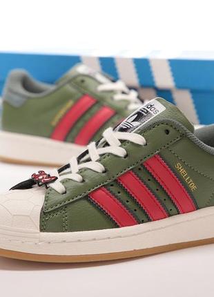 Tmnt x adidas superstar “shelltoe”4 фото