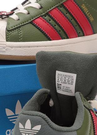 Tmnt x adidas superstar “shelltoe”7 фото