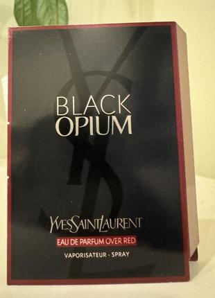 Новинка 2024р. yves saint laurent black opium over red парфумована вода1 фото