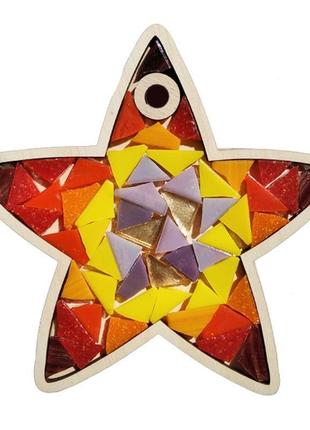 Набор для творчества из мозаики "звезда" (римская колка)2 фото